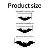 LED Halloween 3D Lighted Bats Battery Powered PVC Wall Decor Light Halloween Spider Atmosphere Lamp for Stairs Bedroom Window