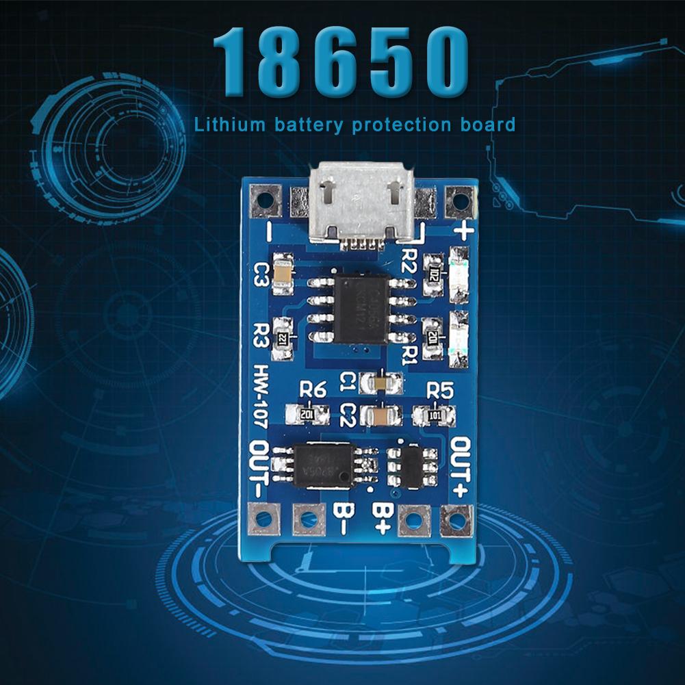 5/10 шт. Модуль зарядки литиевой батареи 18650 Type-C/Micro USB 5 В 1 А, плата зарядки с защитой, двойные функции