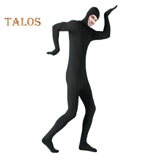 Комбинезон для выступления на сцене с застежкой-молнией, полный наряд, карнавал, Хэллоуин, косплей, обтягивающий комбинезон, ролевая фотостудия