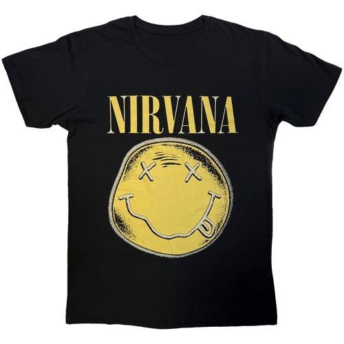 Футболка с графикой группы Nirvana Унисекс Унисекс Круглый вырез 100% Хлопок Короткий рукав Y2k Оверсайз Мода Популярная Винтажная Футболка Сувенир