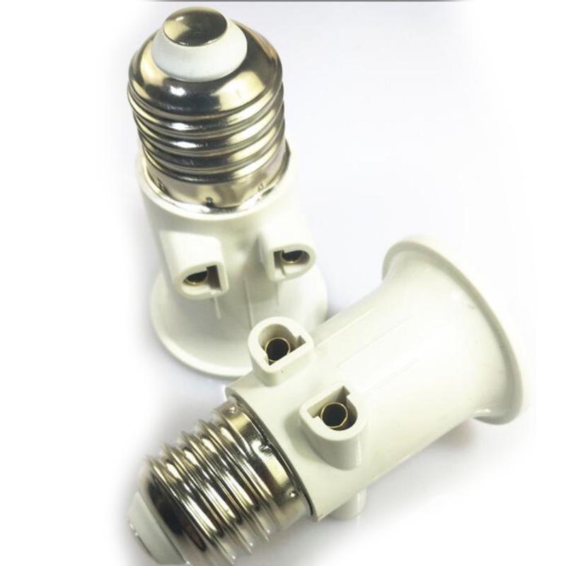 AC 100-240V 4A E27 LED Bulb Lamp Base Socket To EU Plug Adapter Lighting Light Holder Connector Accessories Screw Conversion