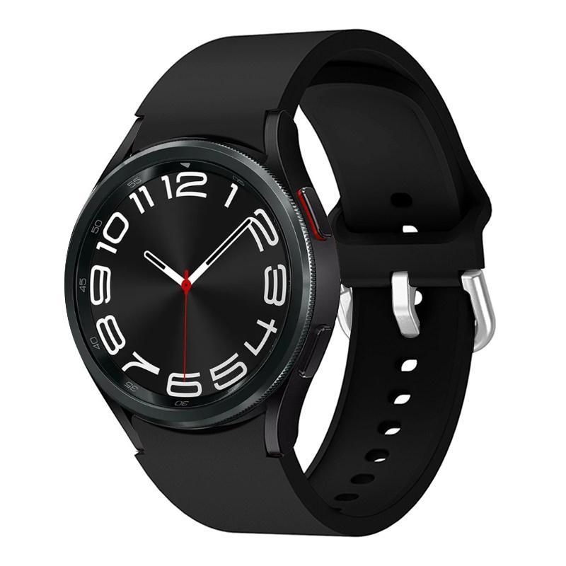 Силиконовый ремешок для Samsung Galaxy Watch 7/6/5/4 44мм 40мм/5 Pro 45мм Браслет Galaxy Watch 4/6 Classic 47мм 43мм 46мм 42мм Ремешок