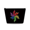 Women Butterfly Print Cosmetic Bag Toiletries Organize Travel Storage Case 6722 KTB