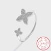 Fashion Ring for Women's Four-leaf Clover Shape Jewelry 925 Sterling Silver Women's Jewelry Party Ring Anniversary Sterling Silver Gift