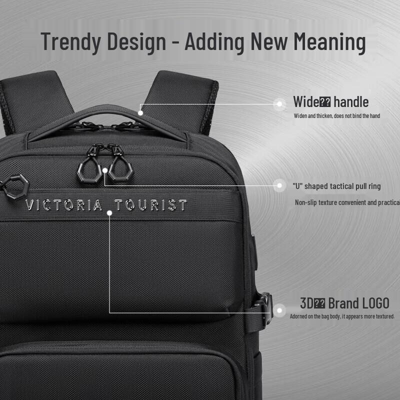 VICTORIATOURIST Мужской деловой туристический рюкзак для ноутбука
