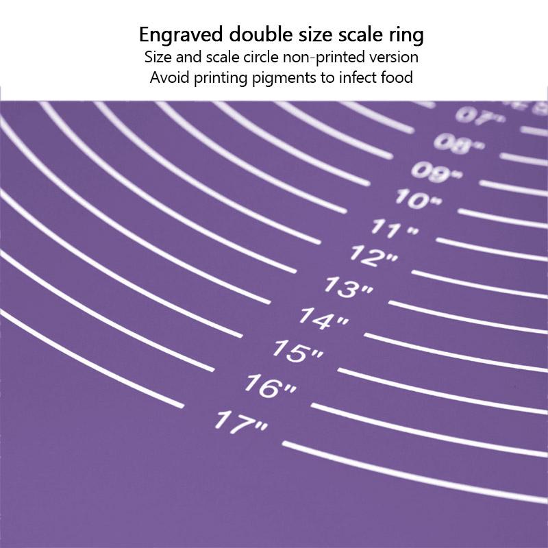 60x45см Очень большой коврик для выпечки Силиконовый коврик Лист Коврик для выпечки для раскатывания теста Тесто для пиццы Антипригарный Держатель Изготовитель Кухонные инструменты