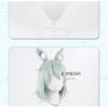 Chainsmoker Cat Yaniko Satou Cos Wig Mixed Fluffy Fiber Hair With Cat Ears Yani Neko Anime Hairpiece Comic Con Halloween Cosplay