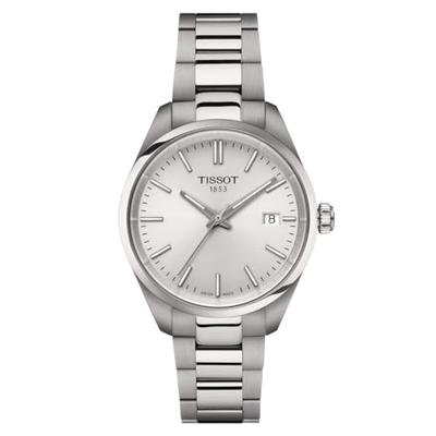 Мужские часы Tissot PR100 с серебристым циферблатом и браслетом, модель T1502101103100 [Официальный импорт]