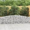VidaXL 7x Arched Gabion Baskets Arched Gabion Cages Gabion Walls Garden Fences Terrace Outdoor 3145805