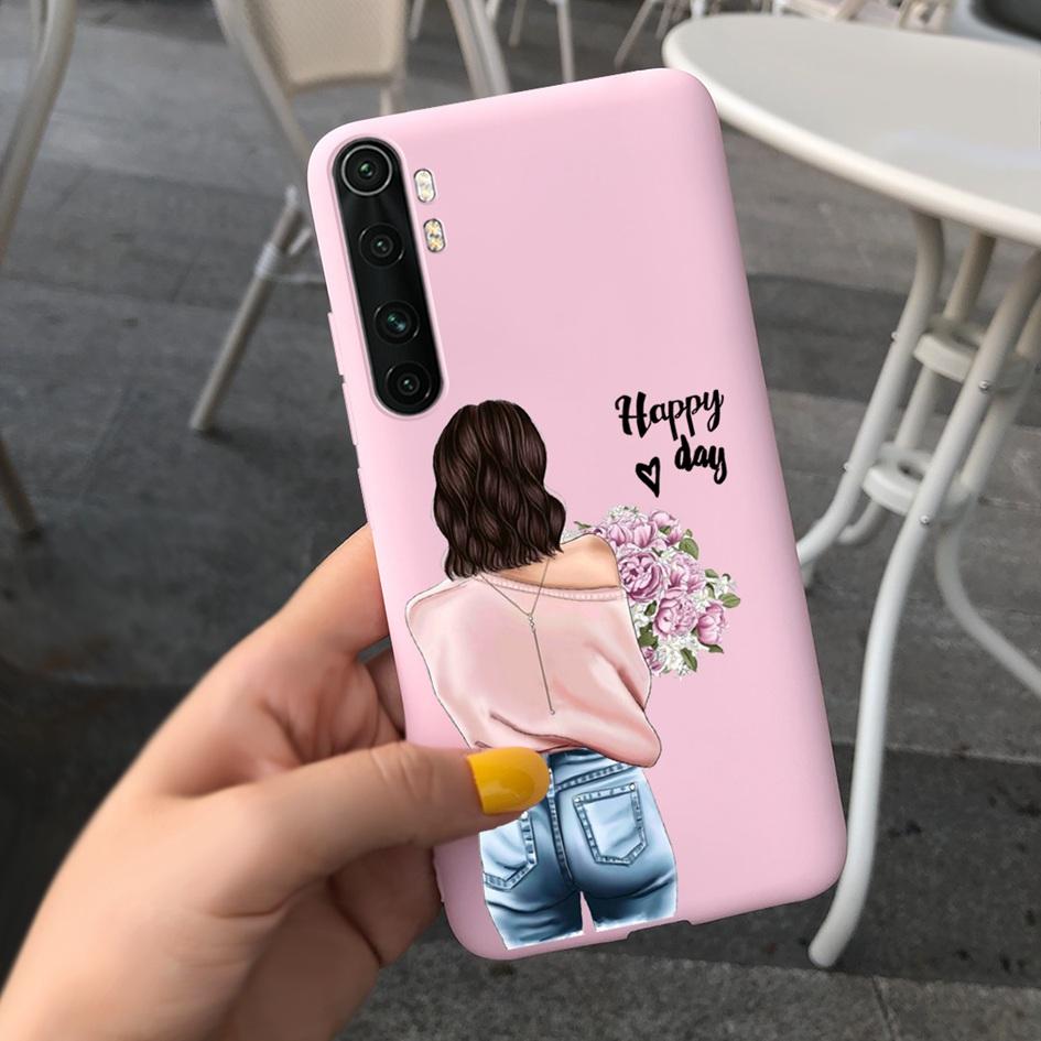 Flower Case For Xiaomi Mi Note 10 Lite Phone Case Fashion Cover For Xiomi Mi Note 10 Lite Pro Soft Bumper For Mi Note10 Pro Capa