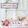 Wooden Hanging Sign Wood Plaque Wedding Anniversary Wall Art For Kitchen Living Room Bedroom Decor