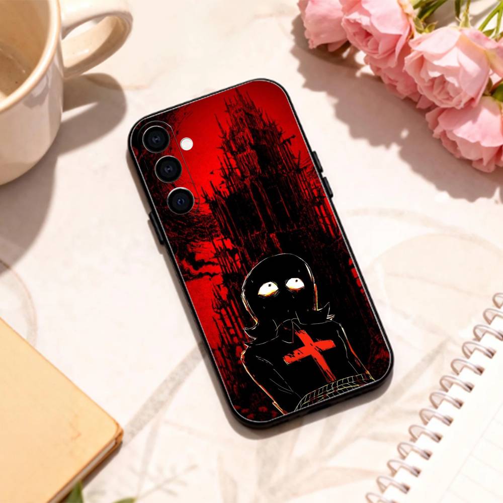 Ужас A-Abaddon H-HauntedS H-Hotel Чехол для телефона Samsung Galaxy A73,A72,A71,A70,A53,A52,A51,Другие Мягкий Черный Корпус