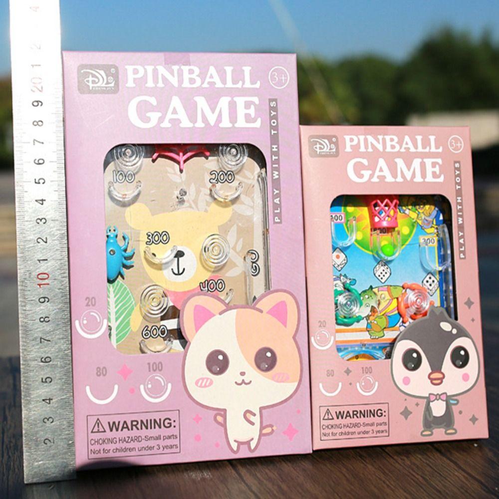 Handheld Mini Pinball Desktop Games Machine Labyrinth Beads Ejection Creative Children Toys