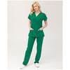 Two Piece Set Medical Scrubs Unisex Doctor Nursing Uniform Set Medical Uniform Surgical Suit Tops+Pants V-neck Short Sleeved Thin Tericoton Fabric