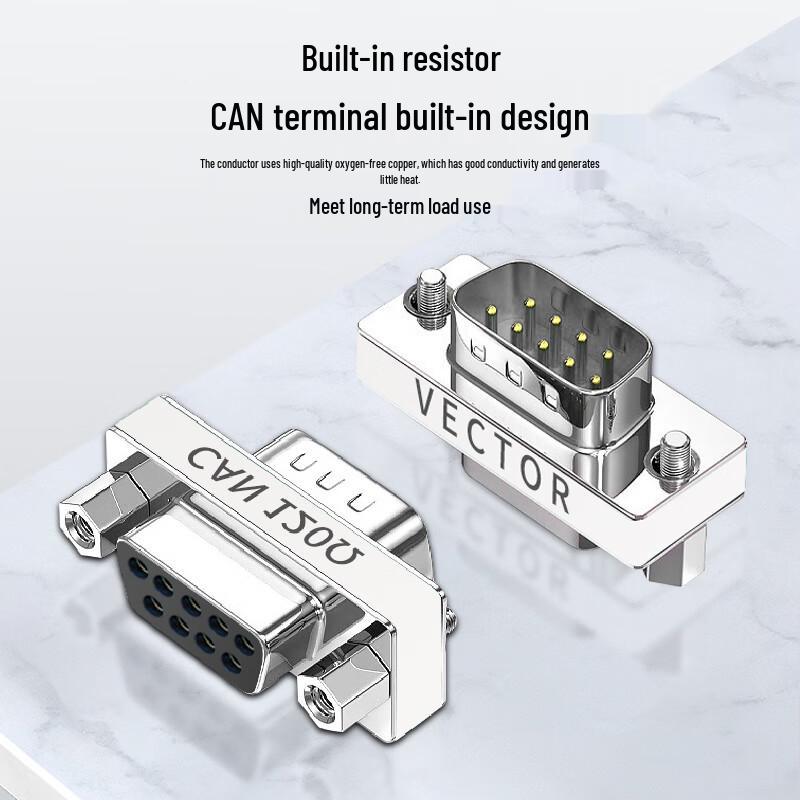 Xianglaixin DB9 CAN Bus Adapter with 120 Ohm Terminator