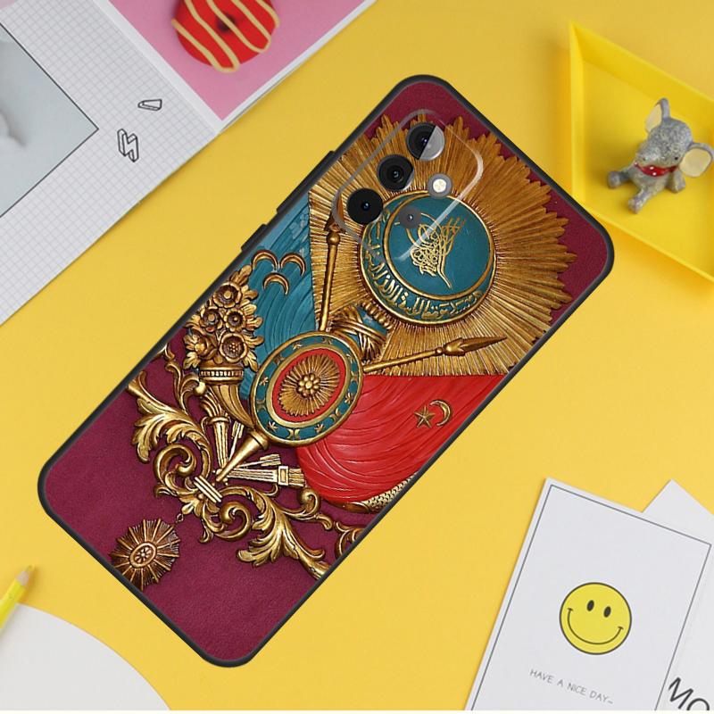 Герб Османской империи для Samsung Galaxy A14 A34 A54 A12 A32 A52 A51 A71 A53 A33 A13 A15 A25 A35 A55 чехол для телефона