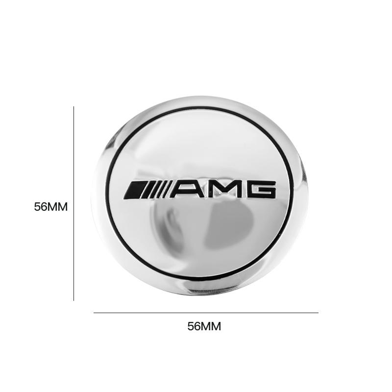 MITV3 4Pcs 56MM Car Emblem Wheel Hub Center Cap Sticker Rim Badge Cover For Benz AMG Sprinter W201 W210 CLS GLB EQE GLK GLE Class A180
