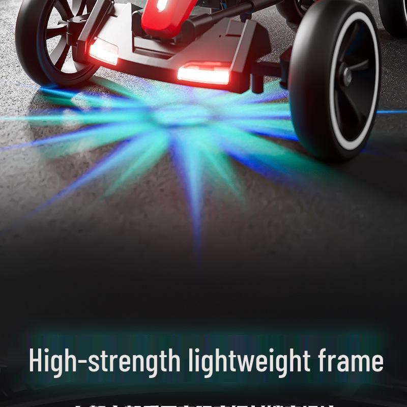 Складной детский электрический картинг - Машинка на радиоуправлении для мальчиков и девочек