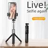 Portable Selfie Stick & Tripod for Live Streaming: Foldable & Integrated Design for Mobile Phones
