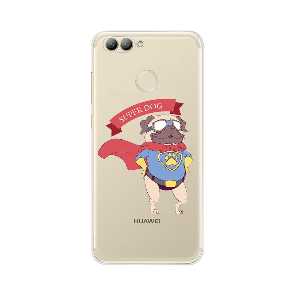 For Huawei Nova 2 Case Silicone Soft TPU Cute Cat Phone Cases For Huawei Nova 2 Nova2 Case Cover For Huawei Nova 2 PIC-LX9 Funda
