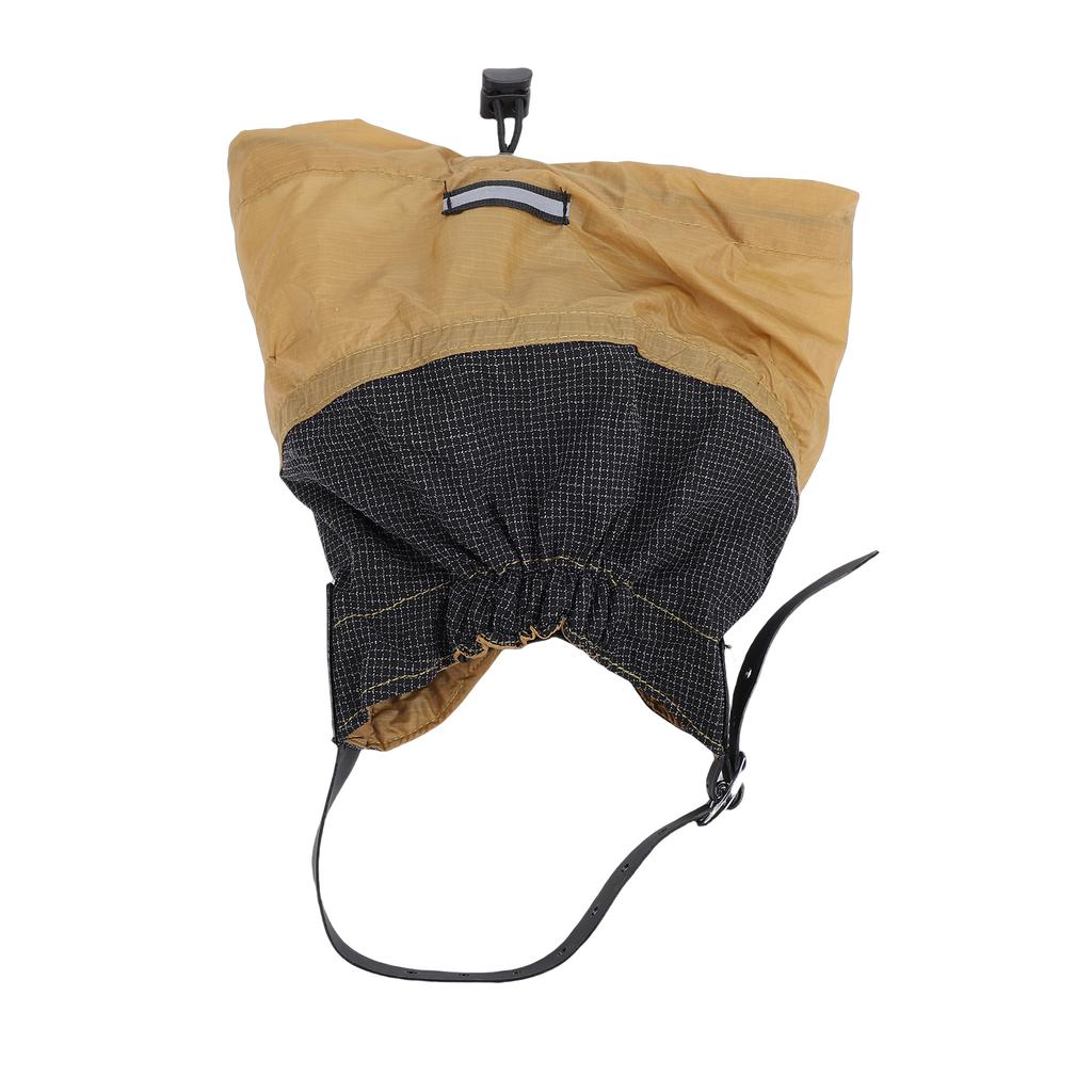 Короткие гетры с силиконовым покрытием для пешего туризма и трейлинга, 4-точечная система фиксации, полное покрытие ноги, песок, снег