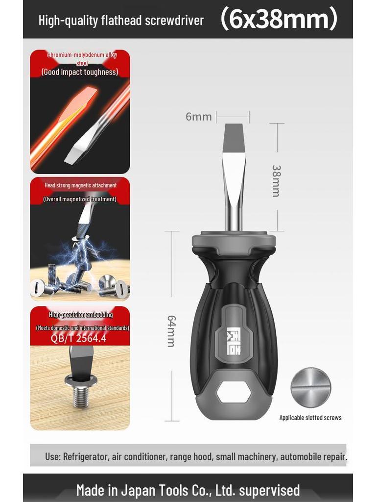 High-Quality Industrial Screwdriver Set: Phillips, Flathead, Torx, Strong Magnetic, Durable Manual Tools