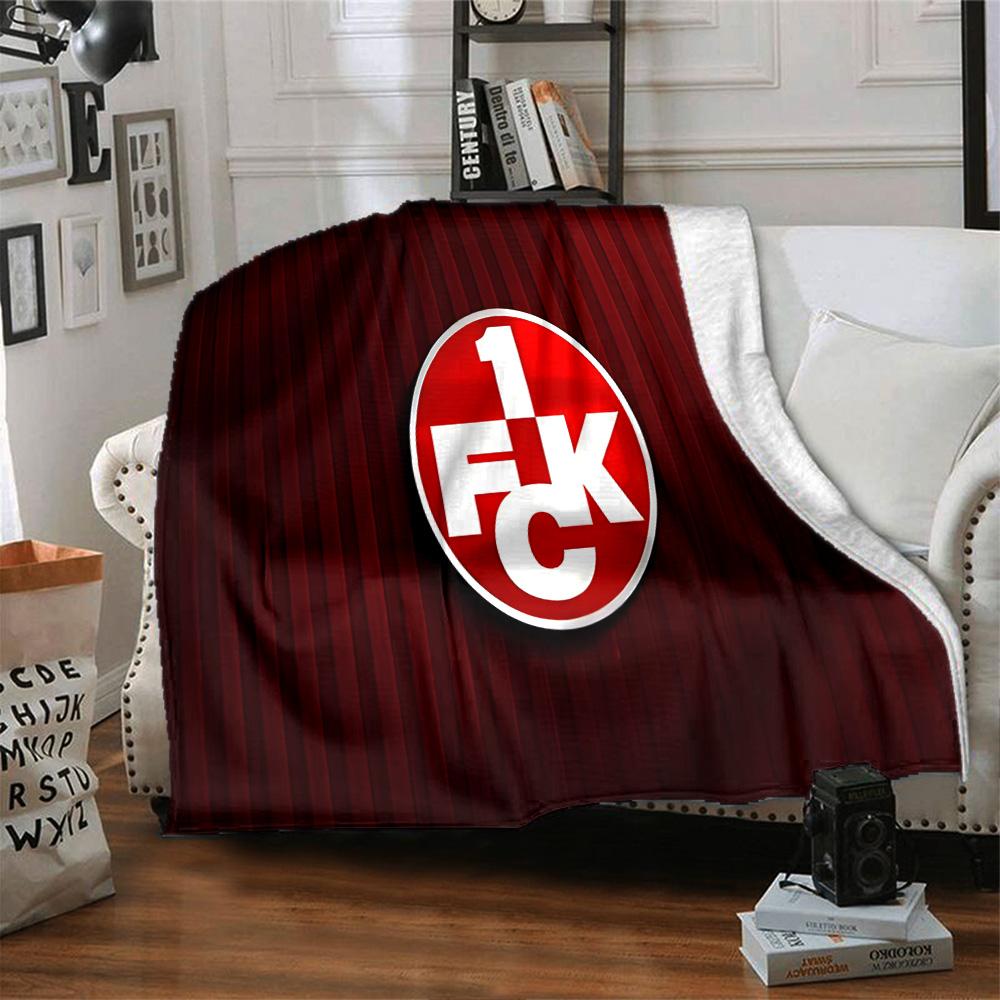 Kaisers-lautern Football Club Flannel Blanket, Soft Polyester, Modern Design, All-Season for Camping, Travel, Gifts for holidays or birthdays