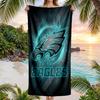 Philadelphia Eagles Fashion Beach Towel Portable Soft Quick Dry Towel For Swimming Camping Holiday Use