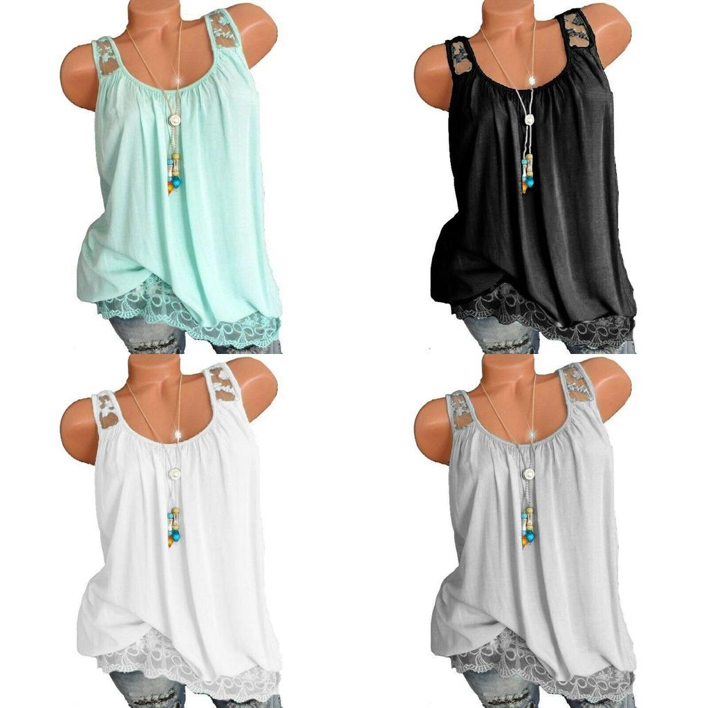 Премиальное качество Сексуальный женский летний кружевной топ-майка без рукавов для непринужденного стиля