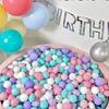 100Pcs Ocean Ball Pit Balls Safe Star Balls for Playrooms Sensory Perception Toys Coordination Training Balls for Kids Bounce House Accessories