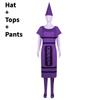 Colored Pencils Cosplay Costume For Adults With Polyester Fabric For Halloween Parties