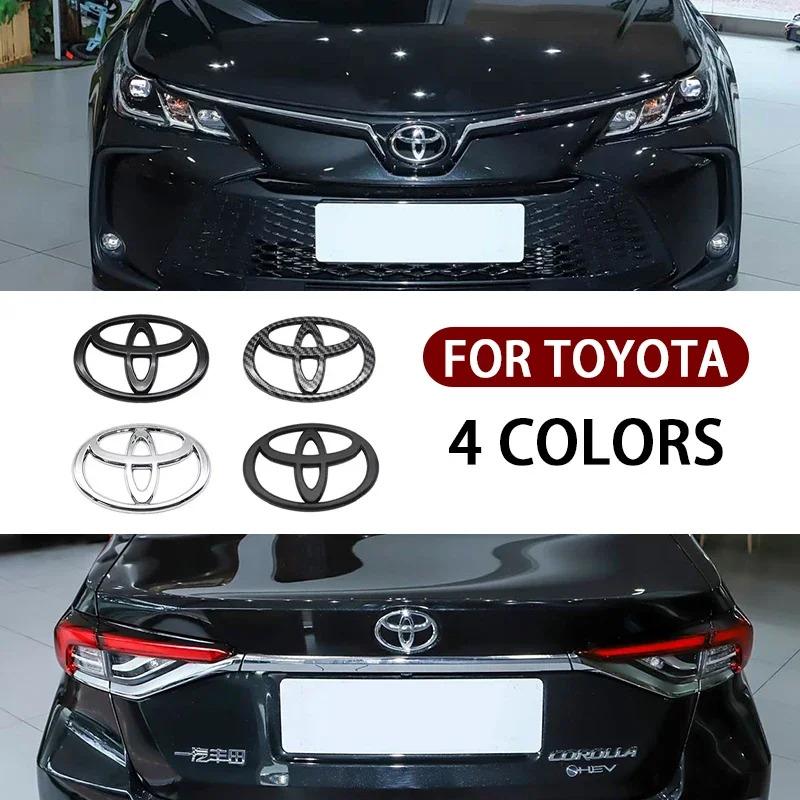 3D Car logo series Front Head Grill Hood Bonnet Emblem Rear Tail Bumper Trunk Badge For Toyota RAV4 Yaris  Corolla Camry Hilux