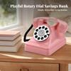 Nostalgic Retro Phone Piggy Bank Classic Telephone Saving Fun