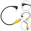RCA To 2.5mm Car Rear View Reverse Parking Camera AV Converter Cable Car Navigation Video Cable GPS Camera Conversion Cable