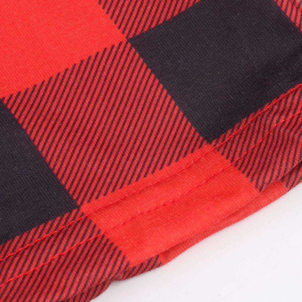 Family Christmas Plaid Pajama Set: Long-Sleeve T-Shirt & Pants