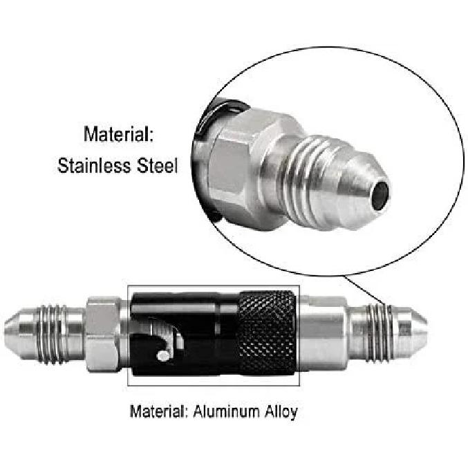 For Motorcycle Brake Hose Line Metal AN3 Quick Disconnect Fitting Connector
