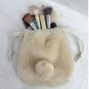 Large Capacity Bunny Plush Pouch Multi-Functional Makeup Bag Portable Rabbit Ear Bag  Phone Pouch