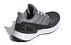 adidas Кроссовки для бега Rapidarun с амортизацией, низкие, для детей, темно-серые, детские G27309
