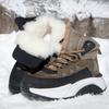 Мужские зимние ботинки на толстой подошве, мужские ботинки для хайкинга средней высоты, мужская повседневная обувь для путешествий на открытом воздухе в новом стиле для весны и осени