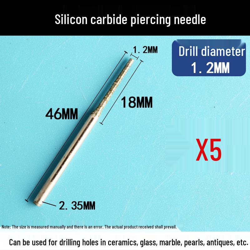 Jade Grouting & Tile Drill Bit - Hollow Needle Design for Precision