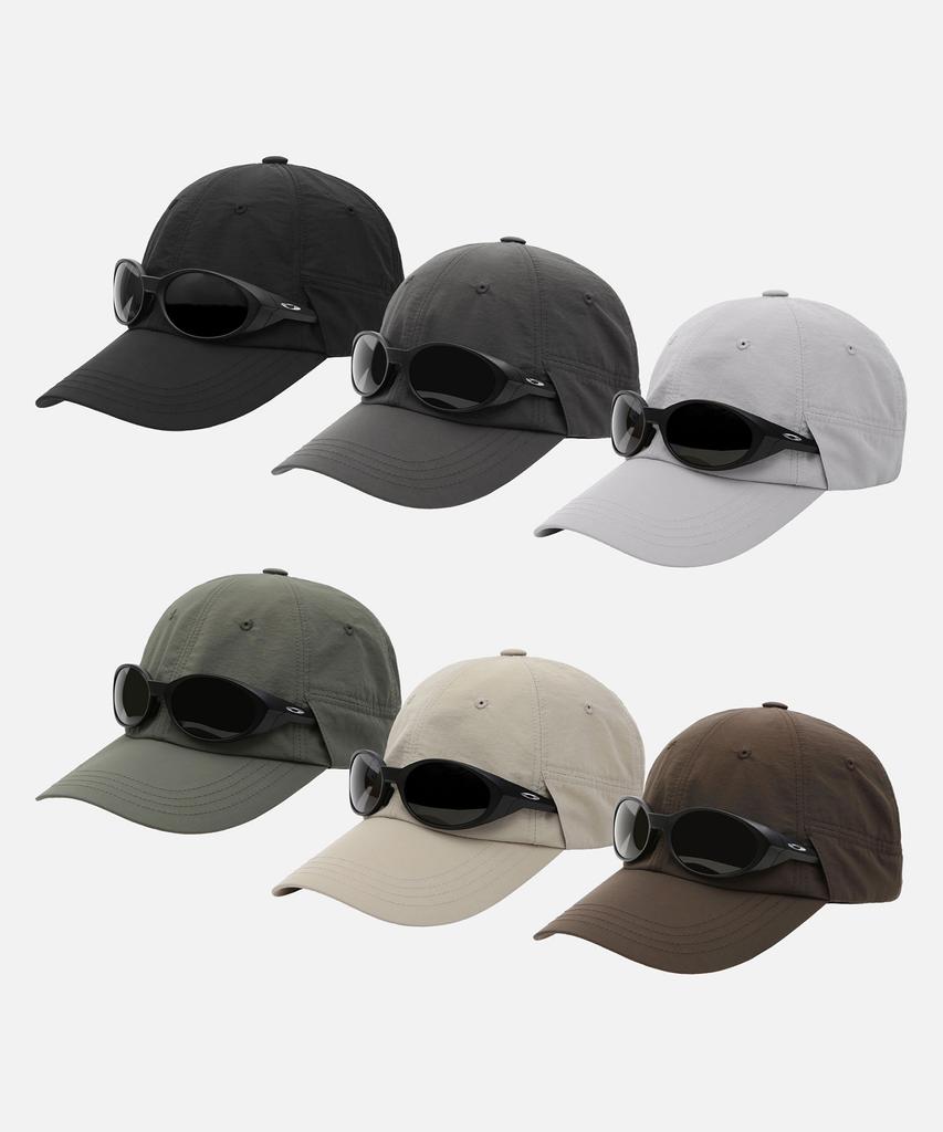 Yualeichi Sunglasses Pocket Washed Ball Cap Running Gorpcore Deep Ball Cap Urh - C - 007 - Opt - Washed - N (6 Colors)