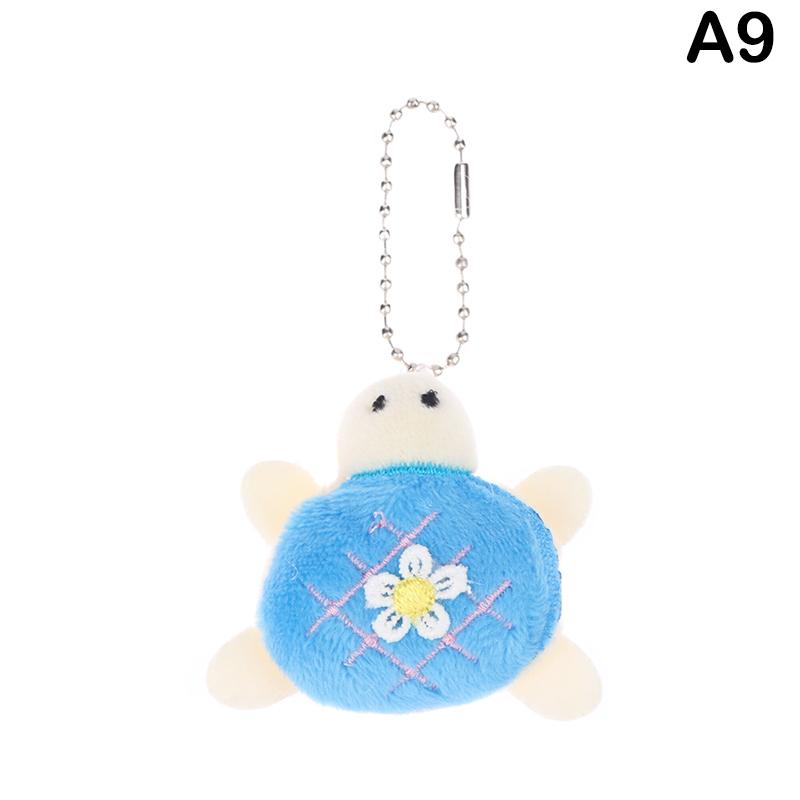 Брелок в виде плюшевой куклы-черепахи из мультфильма, анти-потеряшка, детский пушистый брелок, кукла-животное, школьная сумка, кулон