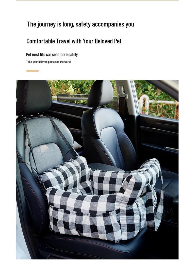 Горячая распродажа Маленькая лежанка-автокресло для питомца: Защита от царапин, Утолщенный, Безопасный и Портативный для защиты собак и кошек