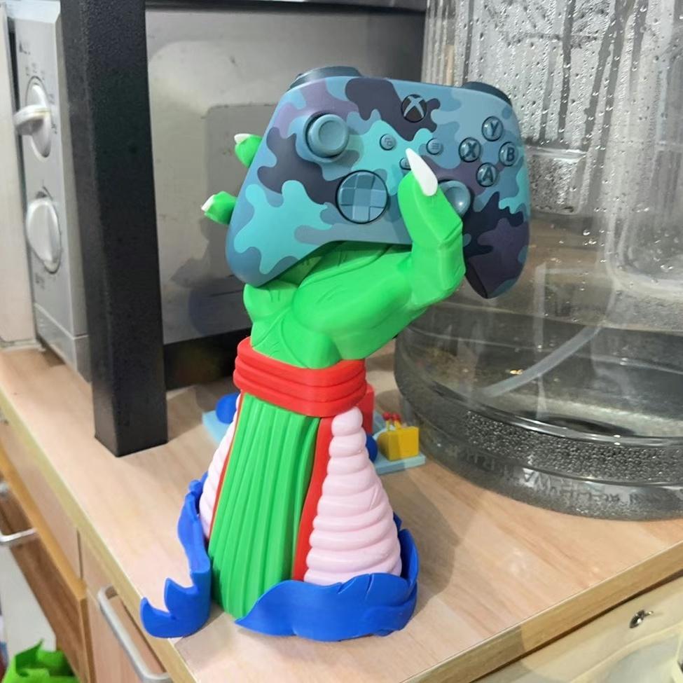 27cm Dragon Ball Piccolo Controller Creative Stand Ornament Anime Decoration Stand Exhibition Accessories Children Toys Gifts