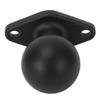 1.5in Ball Mount Base Anodized Aluminum Alloy Round Plate with C Size Double Socket Arm for RAM Mounts