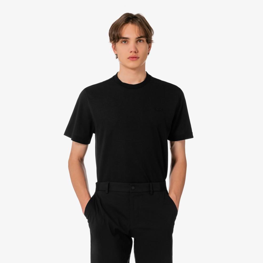 [lacoste] Men's Strong Yarn Caviar Pique Short-Sleeve T-shirt TH742E-56G031