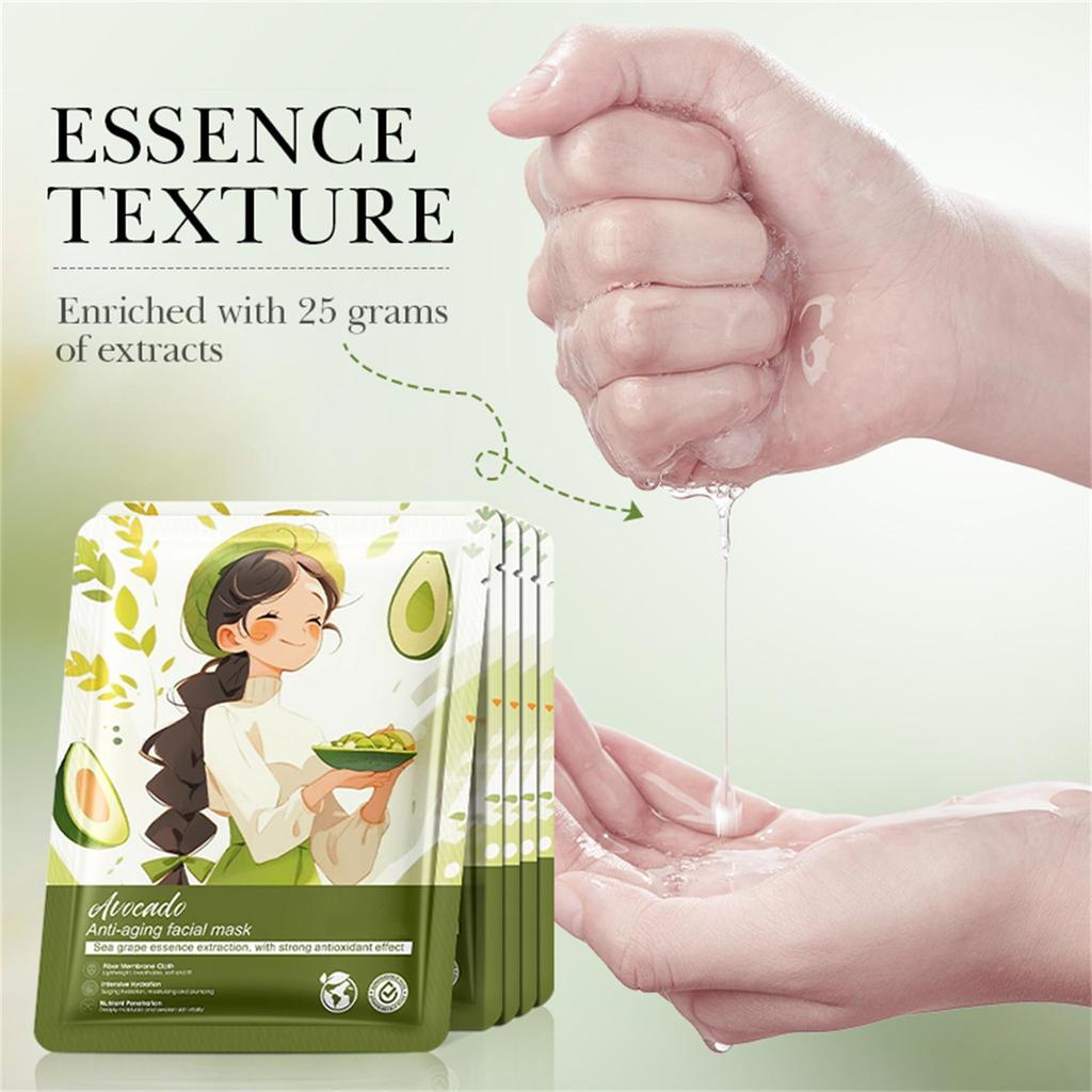 Растительная фруктовая отбеливающая маска омолаживающая маска 25г25мл