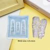 3D Flower Silicone Nail Mold Lily & Hibiscus Petals Carving Template Gel Polish Stencils for Spring Summer Manicure Decor