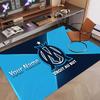 Custom Rug Olympique Marseille FC Pattern Print Name Text Soft Non‑Slip Floor Carpet for Home Indoor Decoration