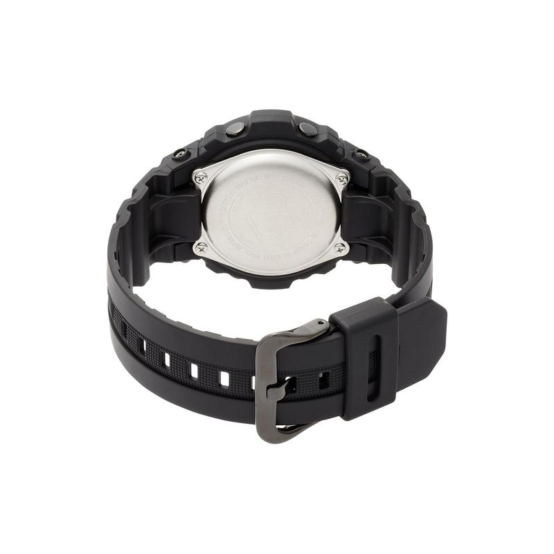 Casio Серия G-SHOCK Модный и яркий Уличная классика Стрелочный Двойной дисплей Циферблат Водонепроницаемый Механизм Кварцевый механизм Ремешок из смолы AW-591BB-1A